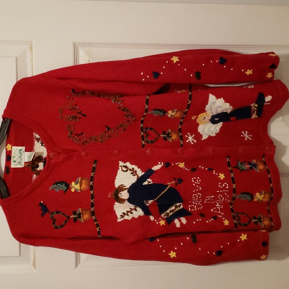 UGLY CHRISTMAS ANGEL SWEATER
